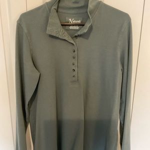 Natural Reflections mock turtleneck top